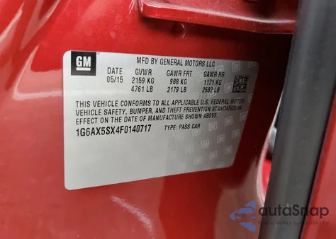 2015 Cadillac Cts Luxury from USA, damaged, VIN 1G6AX5SX4F0140717